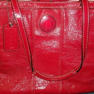 Red COACH Purse